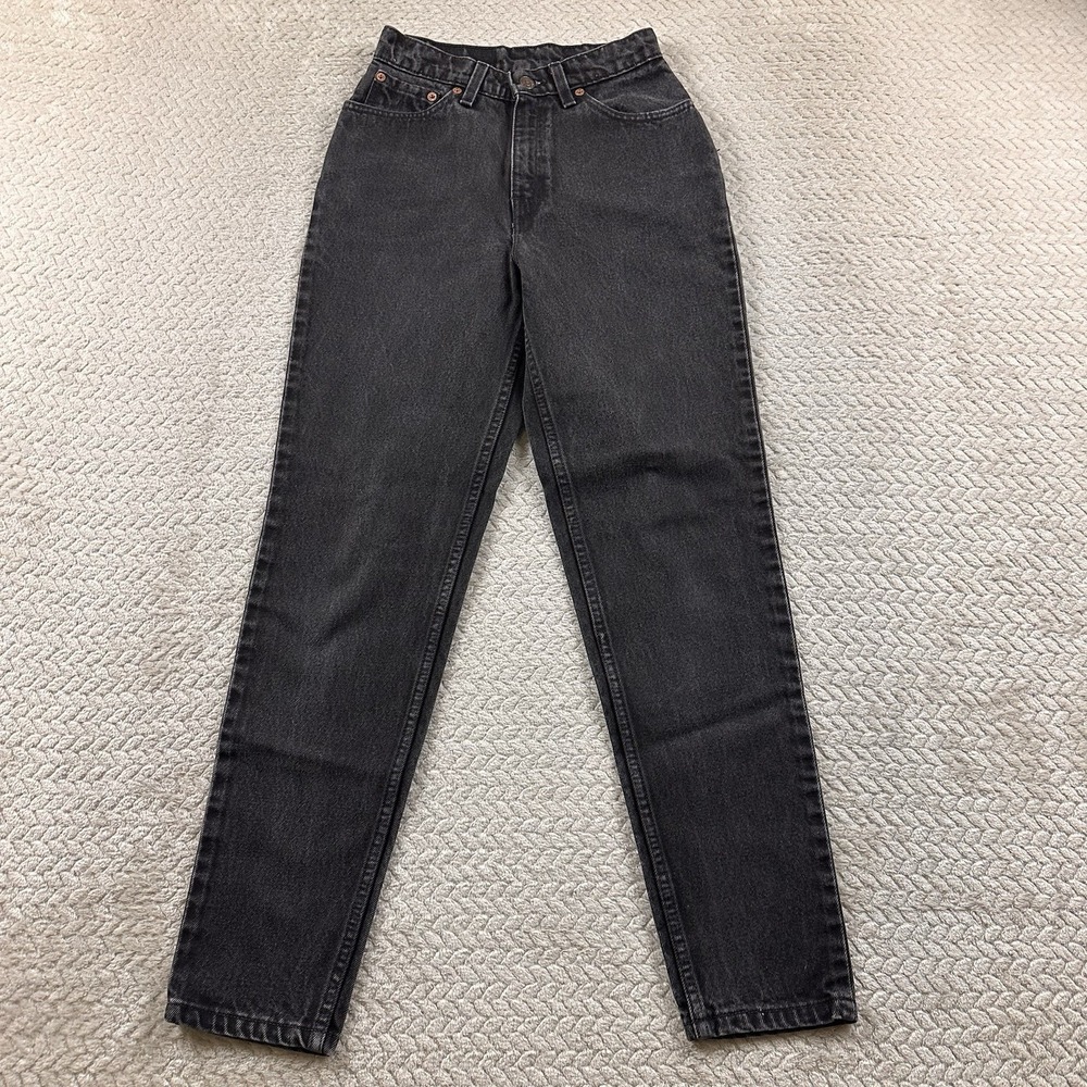 Vintage Levis 512 Slim Fit Tapered Leg Jeans Womens Jr's 5 Short USA 80s 90s Mom